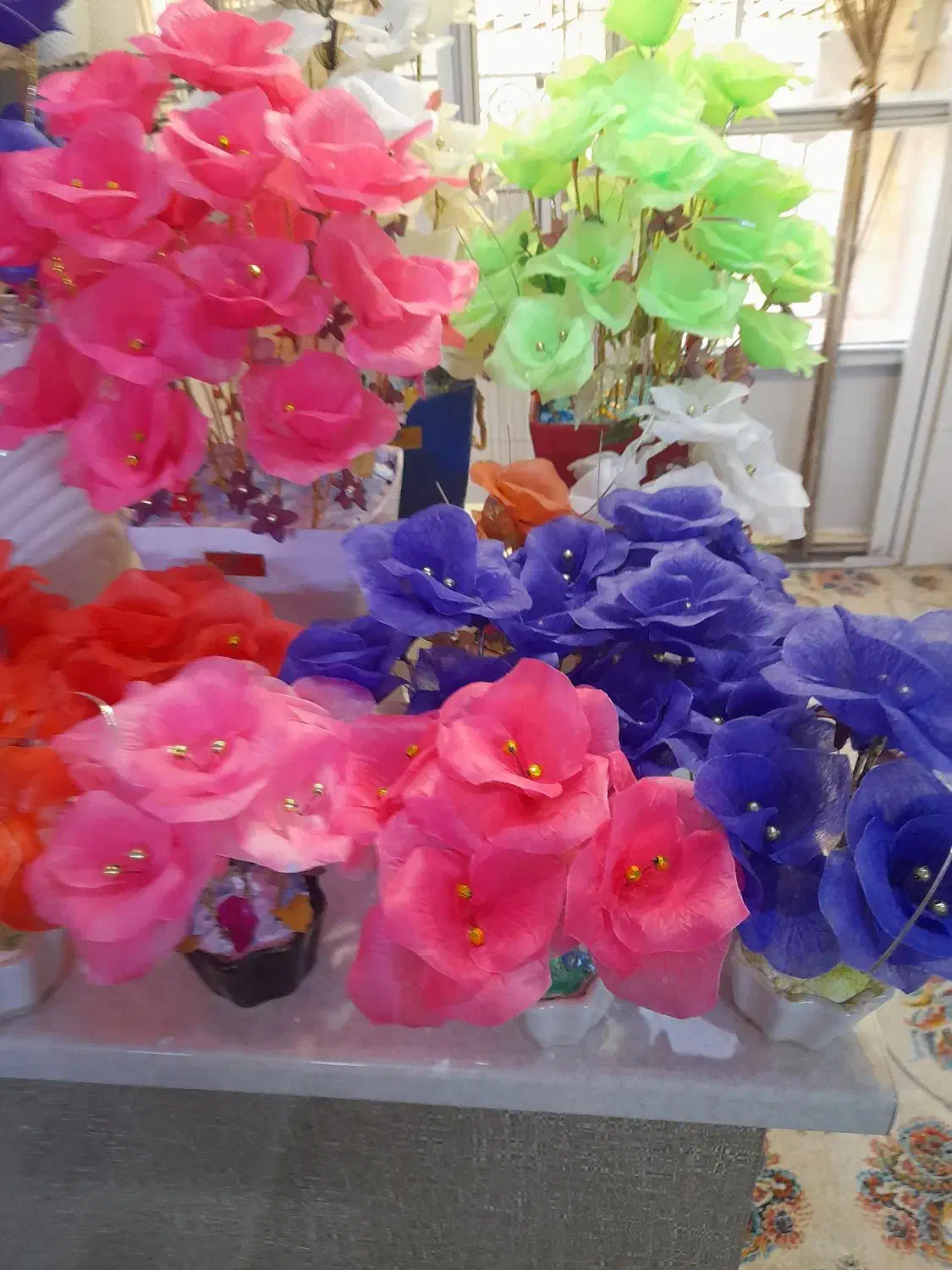 گل مصنوعی دست ساز|گل مصنوعی|گلستان (تهران), |دیوار