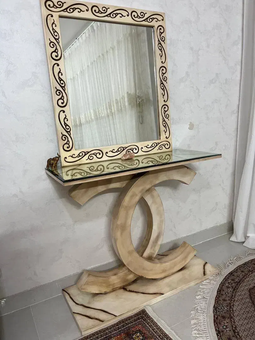 آینه کنسول و جلو مبلی ست|مبلمان خانگی و میز عسلی|خوی, |دیوار