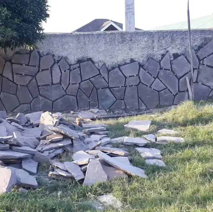 اجرای تخصصی سنگ کاری با سنگ ورقی زیبا ترین نما|خدمات پیشه و مهارت|نوشهر, |دیوار