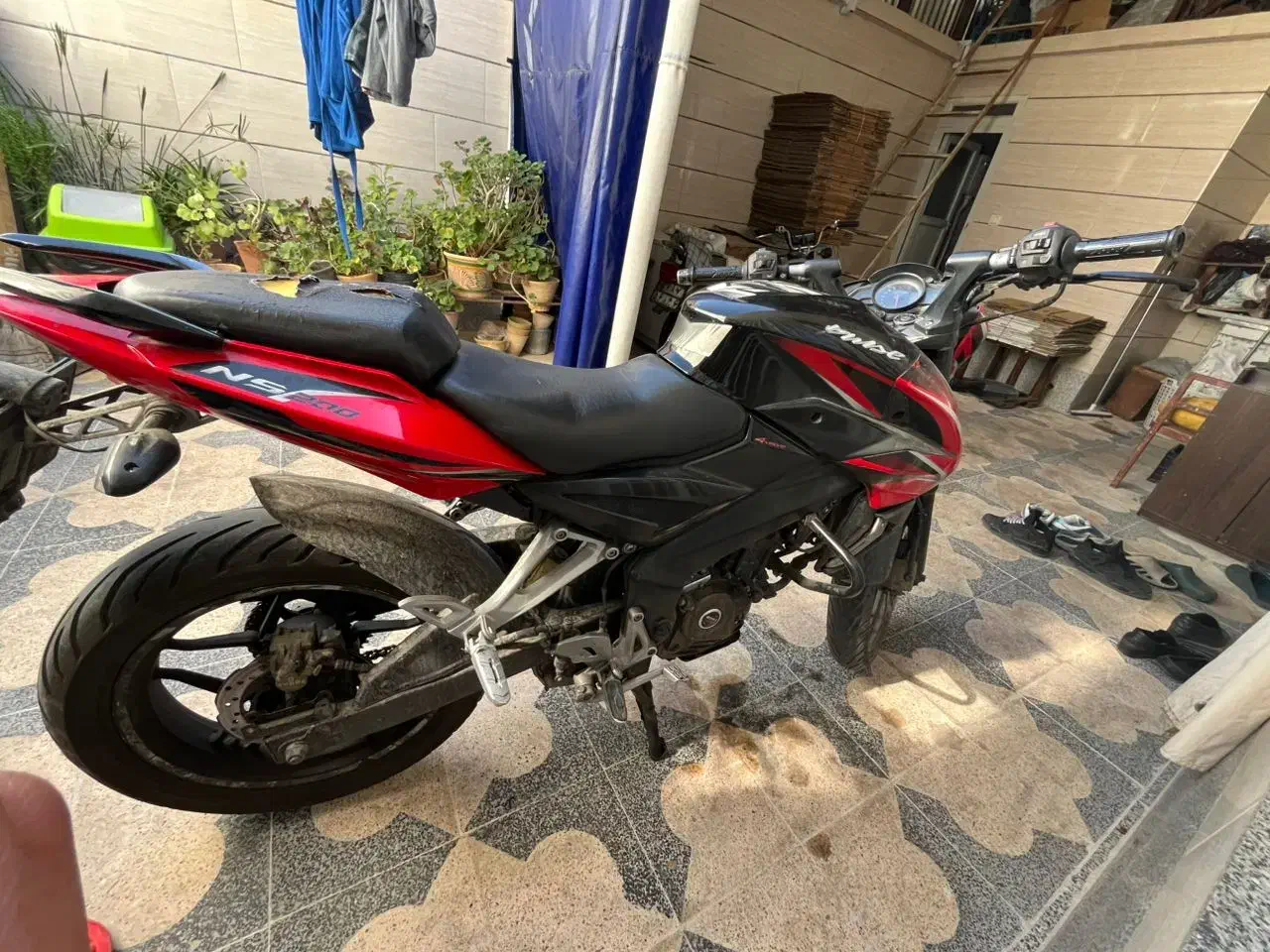 ns200مدل ۹۳|موتورسیکلت|شیراز, شهرک سعدی|دیوار