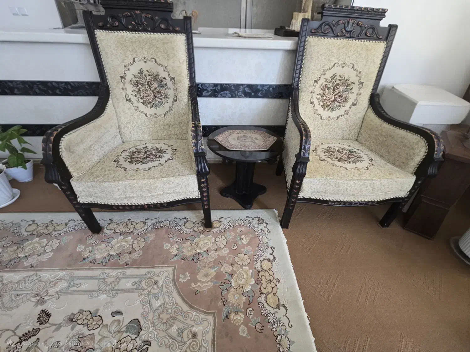 مبل و میز ناهارخوری سلطنتی ۷نفره|مبلمان خانگی و میز عسلی|خمین, |دیوار