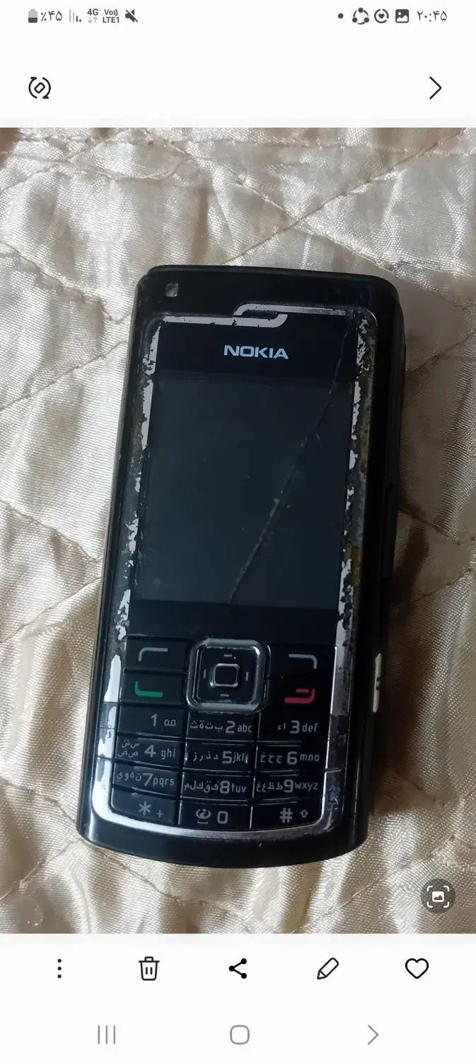گوشی قدیمی نوکیا ان۷۲ درجه ۱|موبایل|یزد, |دیوار