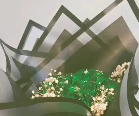 دسته گل روبانی|گل مصنوعی|ایلام, |دیوار