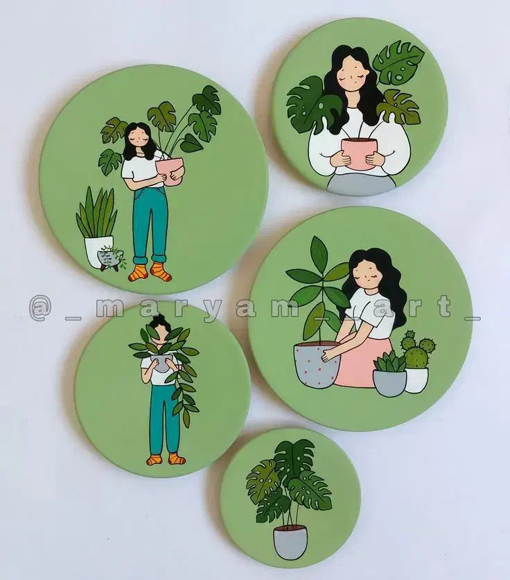 بشقاب دیوارکوب|تابلو، نقاشی، عکس|کرمان, |دیوار