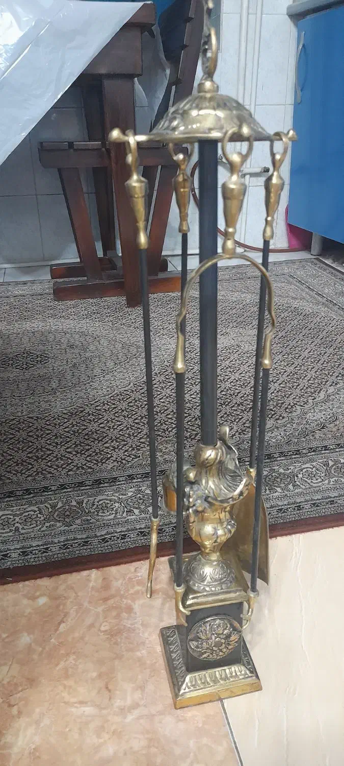 وسایل تزئینی بغل شومینه|کلکسیون اشیاء عتیقه|شریفآباد, |دیوار