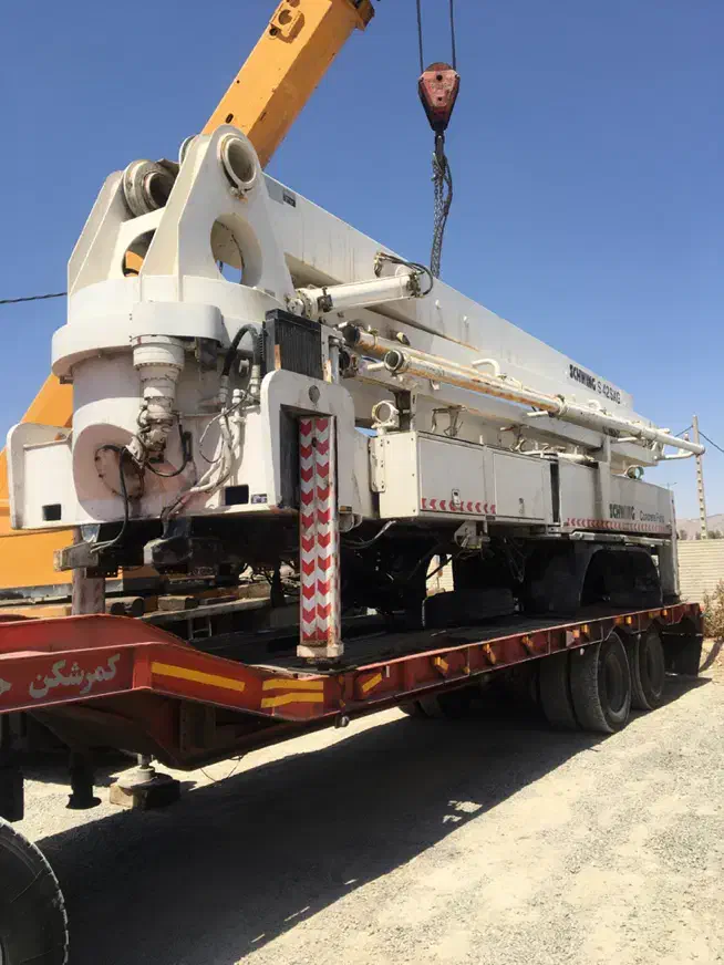 پمپ بتن ۴۲ متری|خودرو سنگین|ابریشم, |دیوار