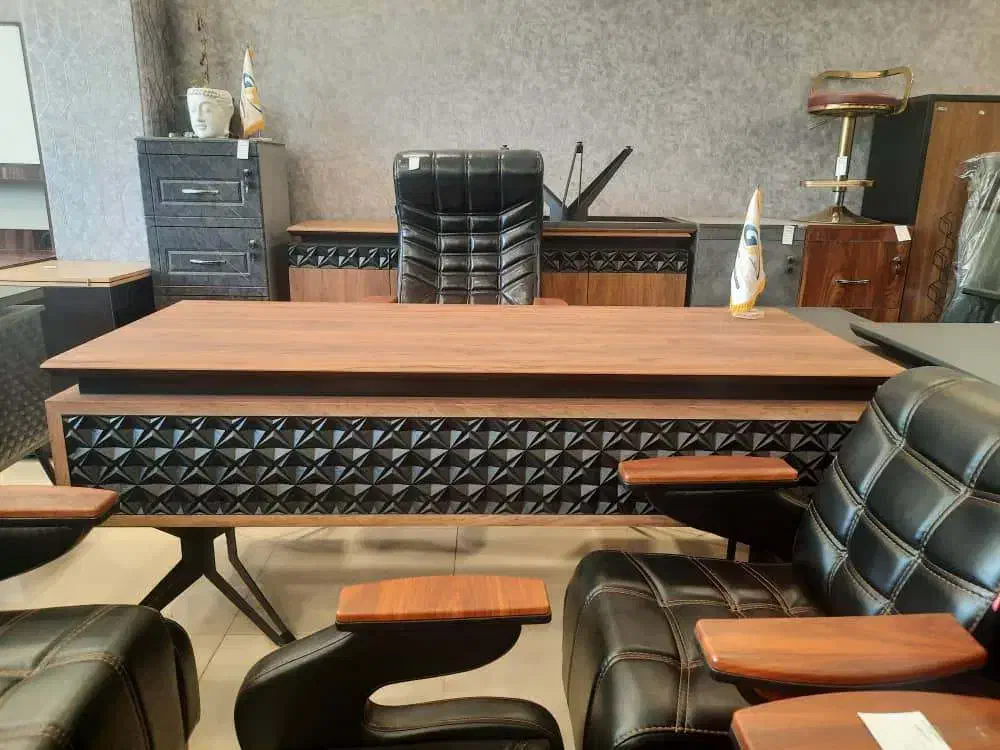 میز مدیریت مدل M502 به همراه کنسول  قصر چوب|دفتر کار|قم, کلهری|دیوار