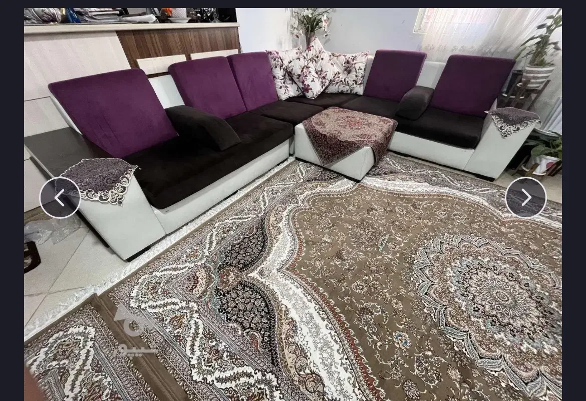 مبل ال ۷ نفره|مبلمان خانگی و میز عسلی|ساری, |دیوار