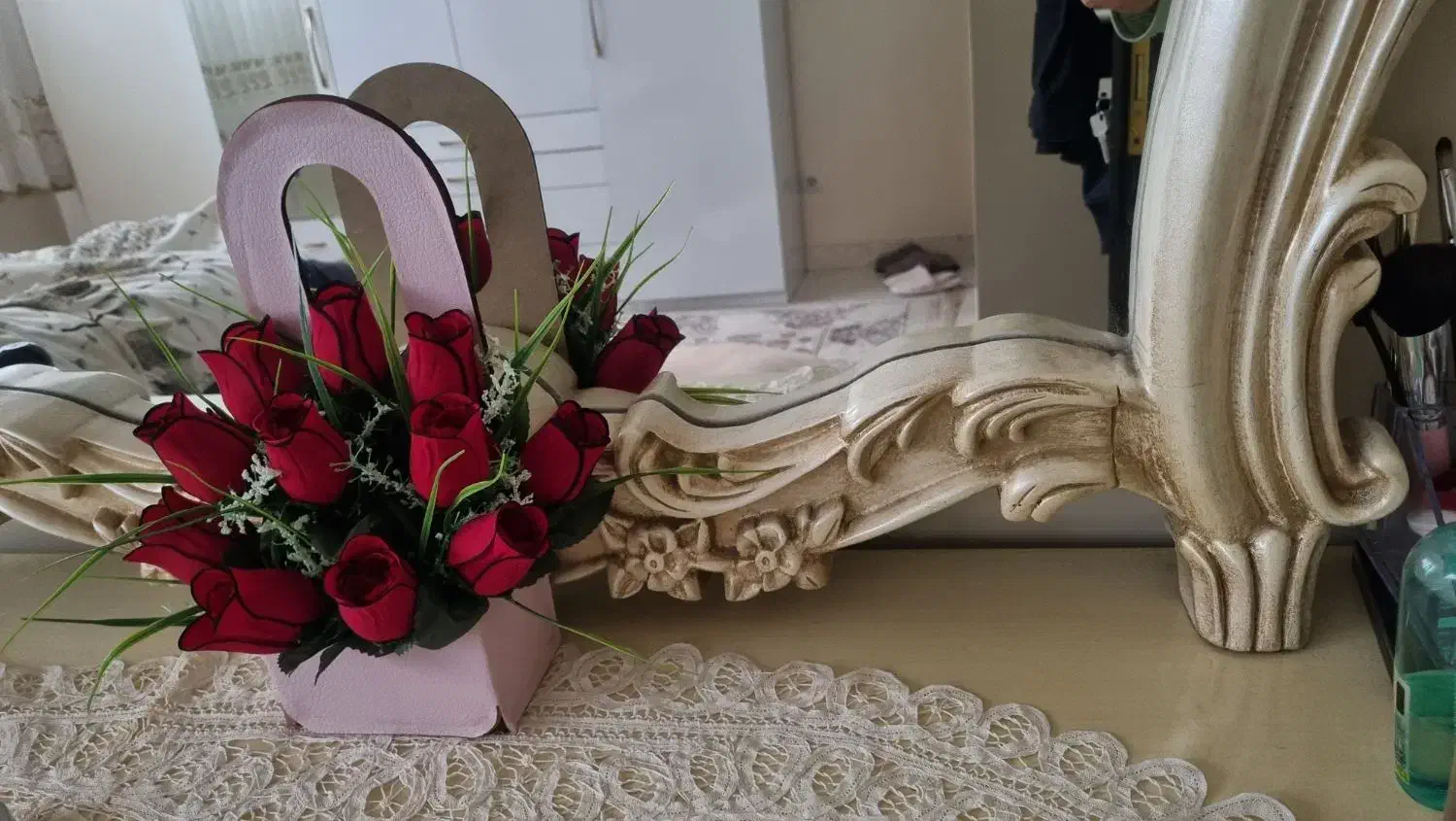 گل رز مصنوعی|گل مصنوعی|تبریز, |دیوار