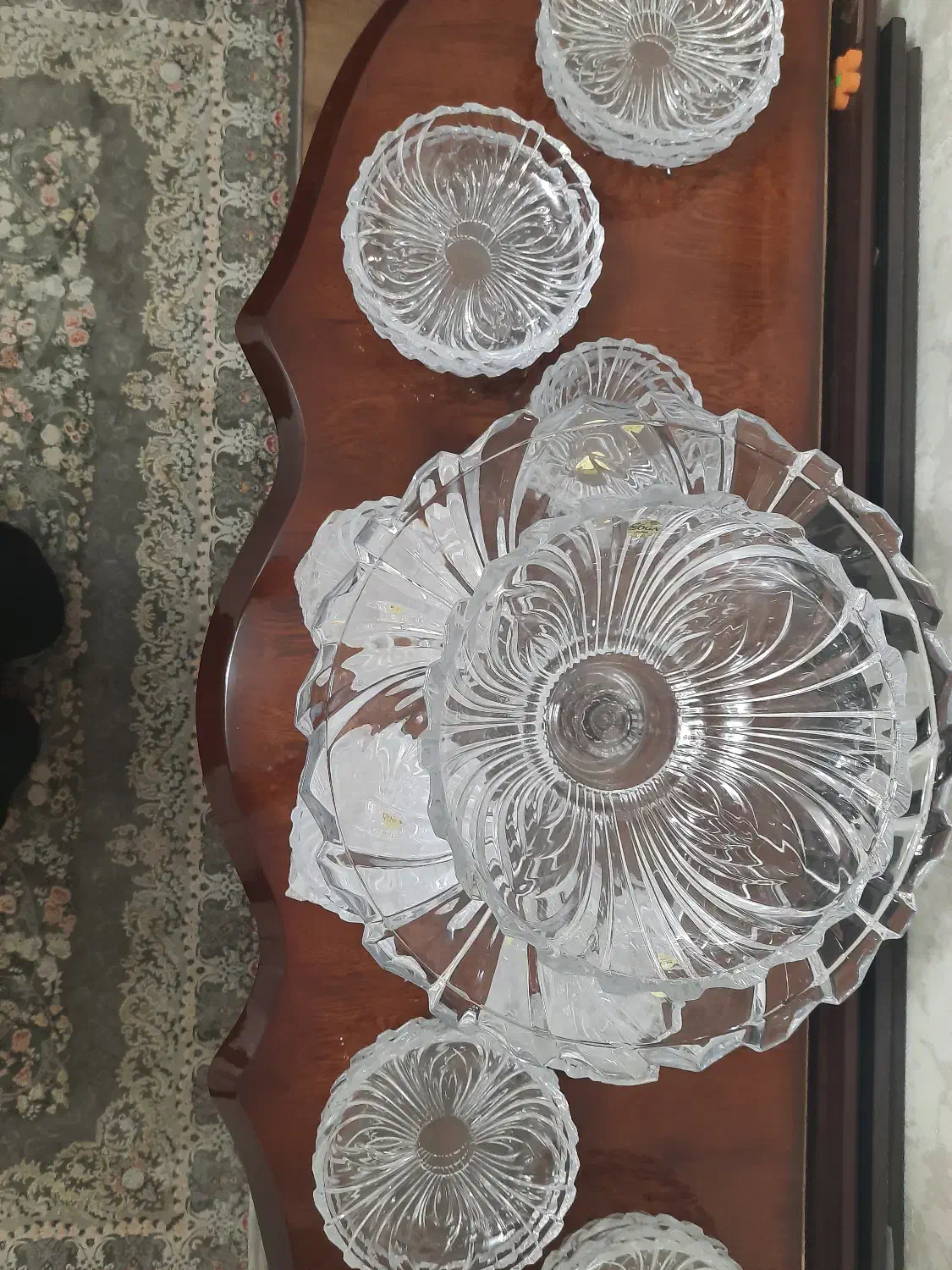 کریستال ژاپن ،شمعدان، پیوتر ،میوه خوری|ظروف سرو و پذیرایی|تهران, امام زاده عبدالله|دیوار