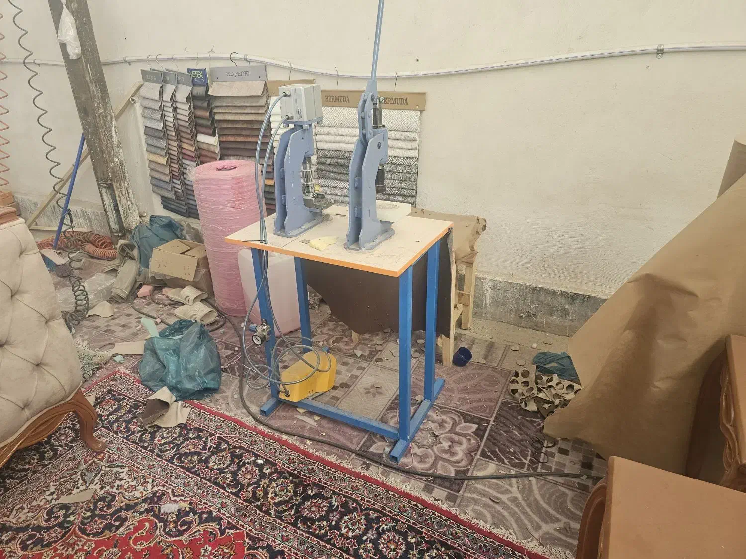 پمپ باد ۲۵۰،پرس دکمه میکرون،اور فرز|ابزارآلات|گلستان (تهران), |دیوار