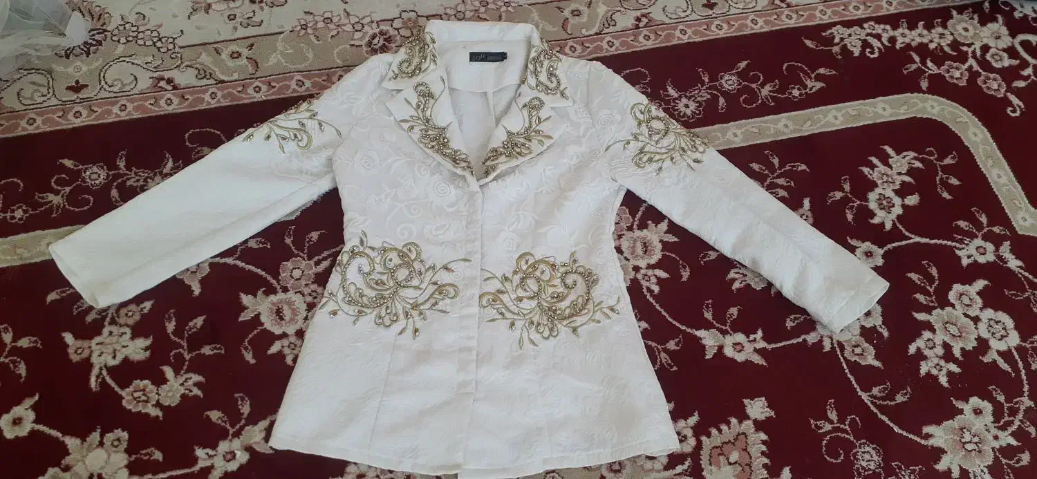 مانتو عروس عقد مجلسی|لباس|چناران, |دیوار