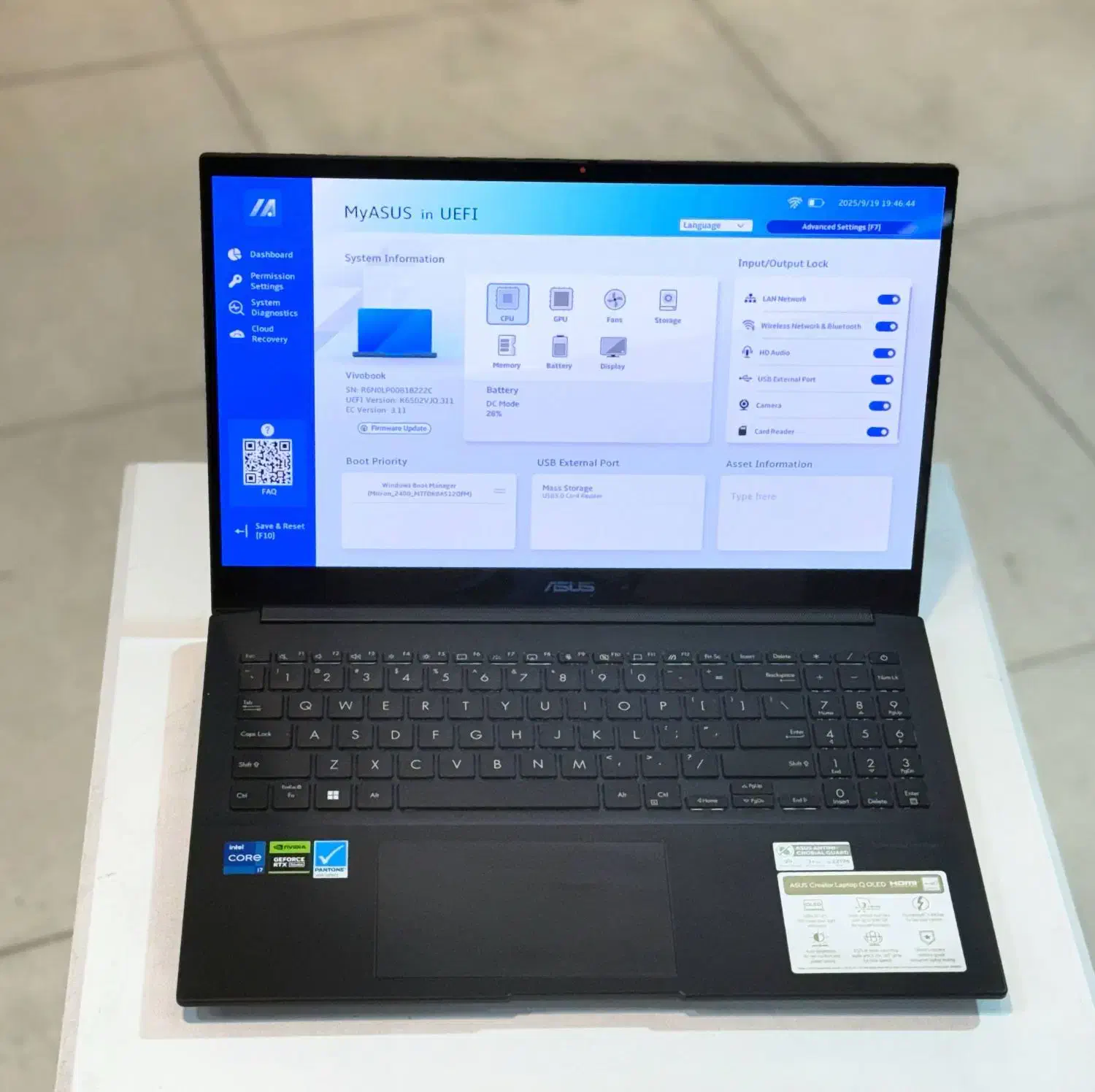 لپتاپ ایسوس Q530V نسل  RTX3050 6GB|رایانه همراه|شیراز, ملاصدرا|دیوار