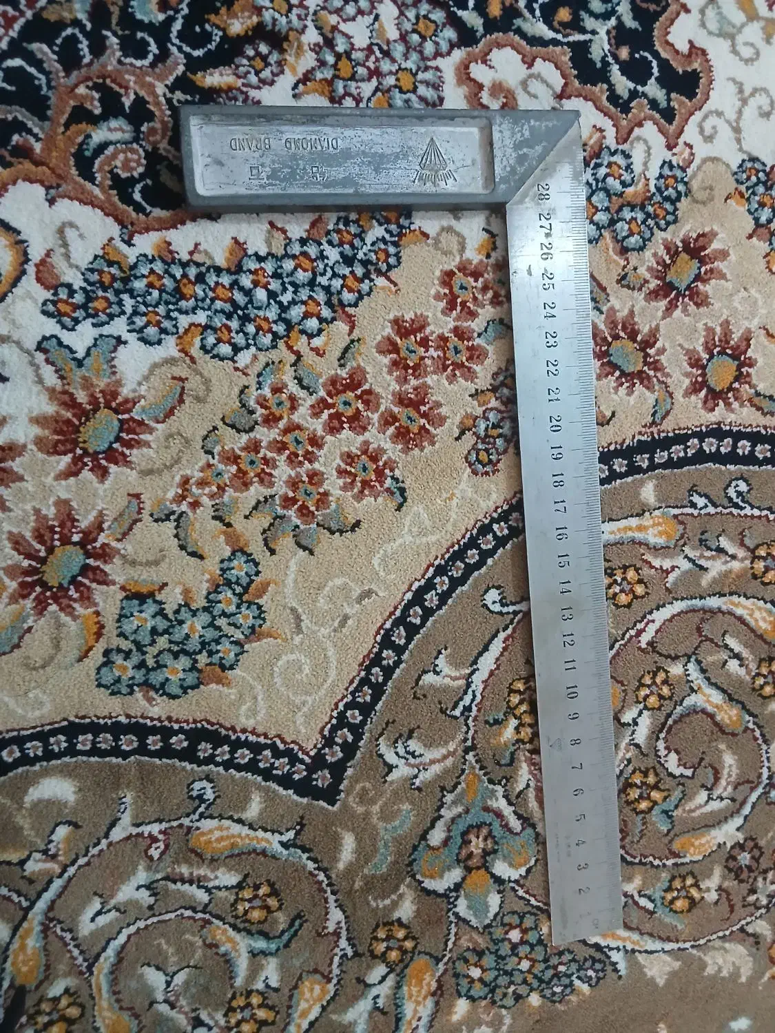 خط کش  گونیا فلزی ۳۰ سانت|کلکسیون اشیاء عتیقه|قم, علی آباد سعدگان|دیوار