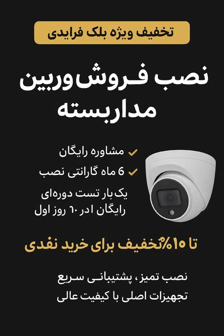 بلک فرایدی دوربین مداربسته|دوربین مداربسته|کرمان, |دیوار
