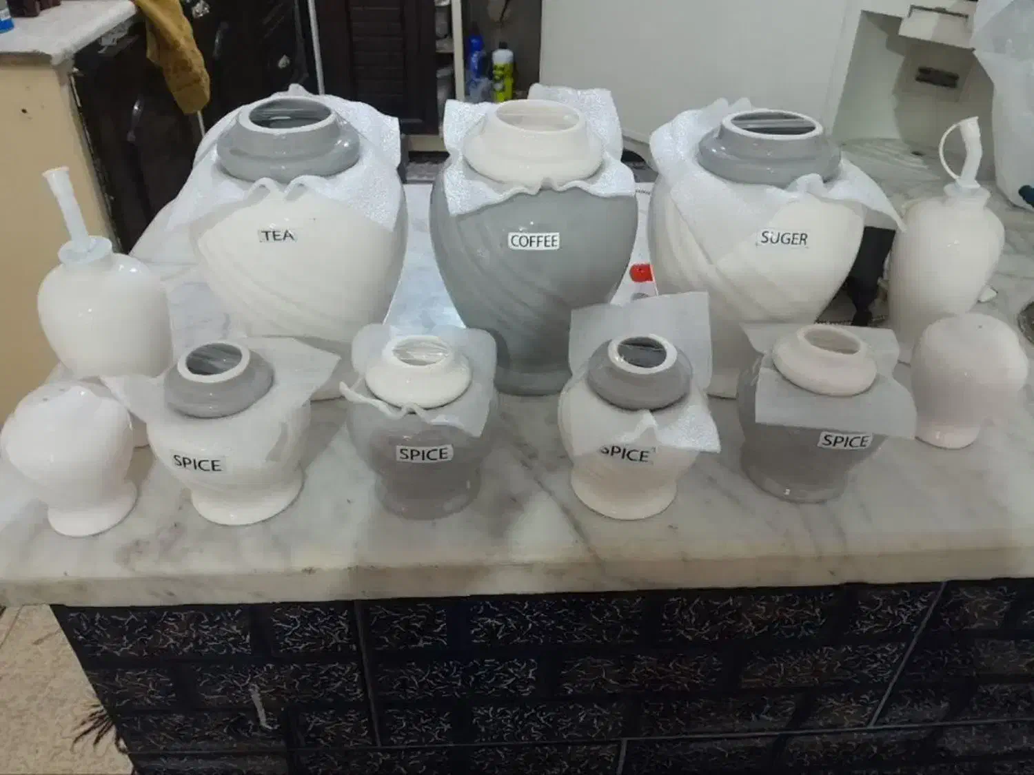 جاادویه|آبچکان و نظمدهنده ظروف|مشهد, طلاب|دیوار