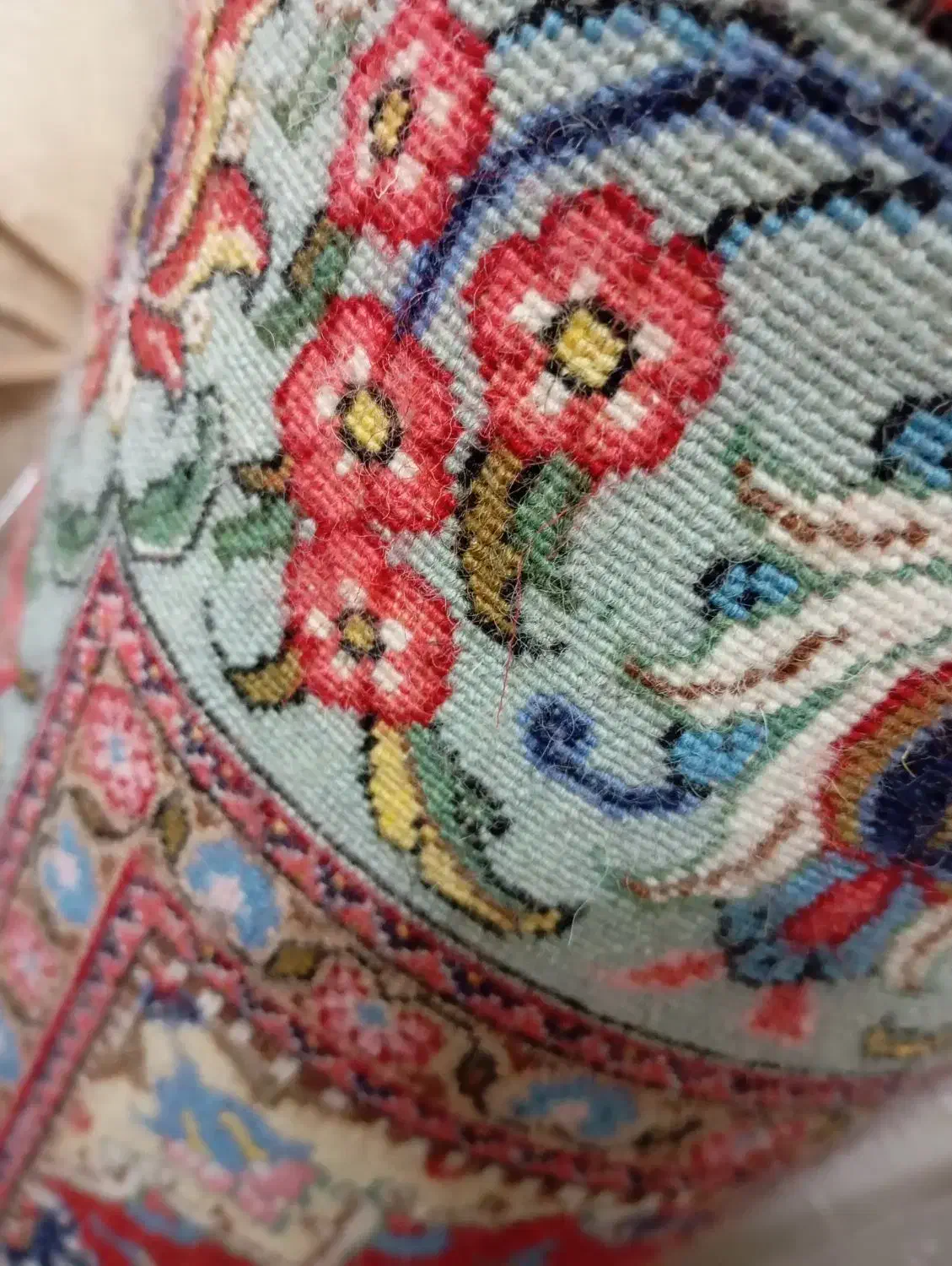 فرش دستباف زرع ونیم کرک|فرش|قم, شاه سید علی|دیوار