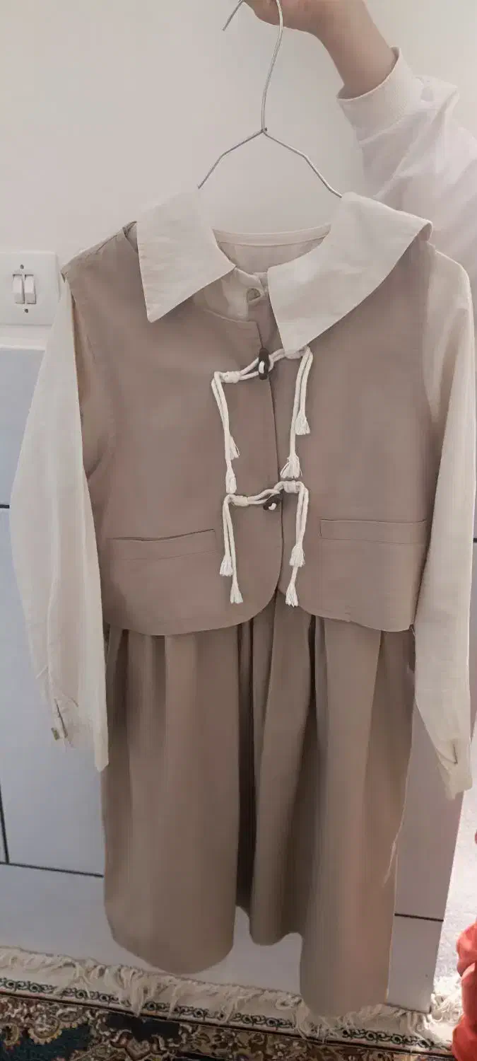 پیراهن و جلیقه دخترانه|کفش و لباس بچه|دامغان, |دیوار