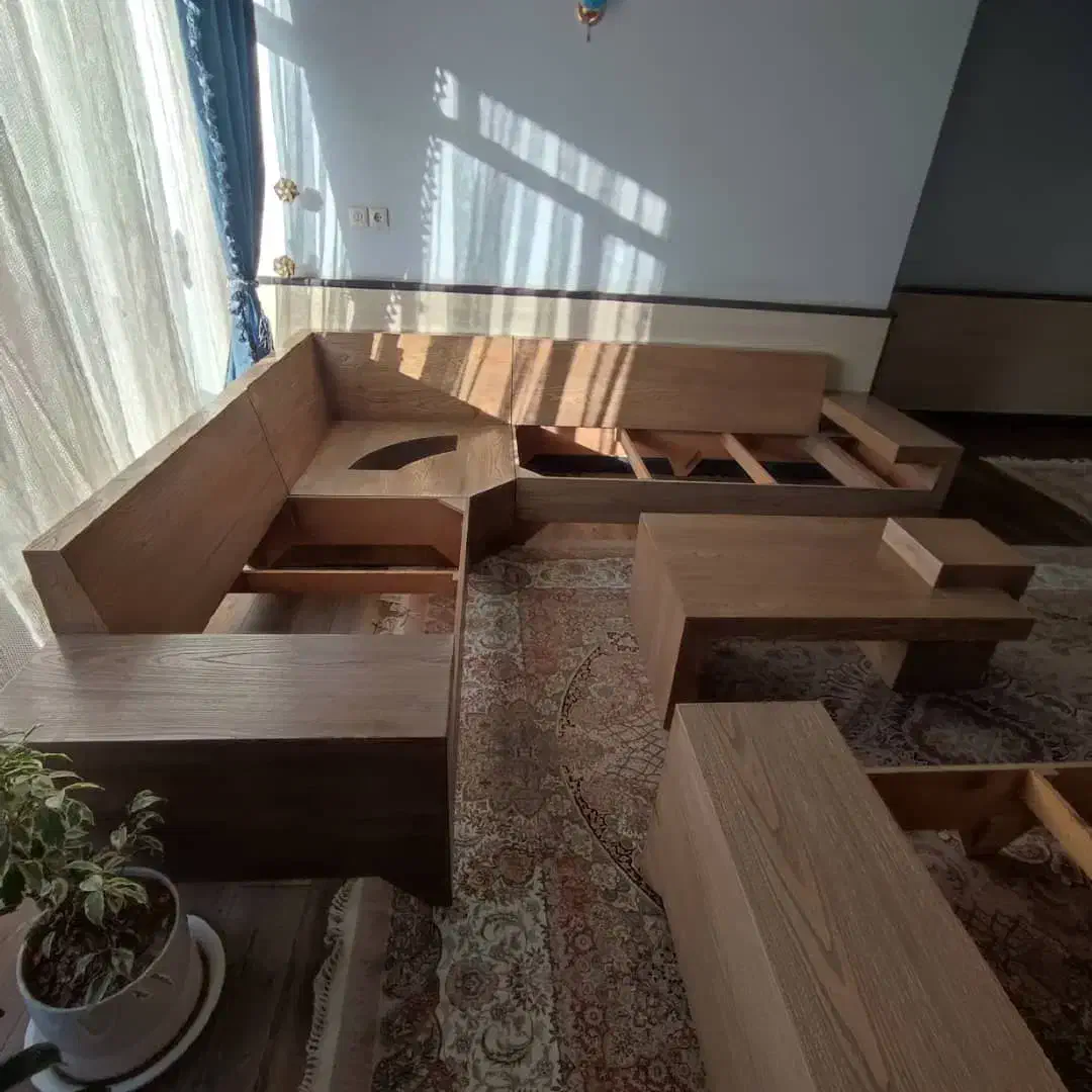 فروش مبلمان خام ۷ نفره تمام ام دی اف|مبلمان خانگی و میز عسلی|اصفهان, محله اسلامی|دیوار