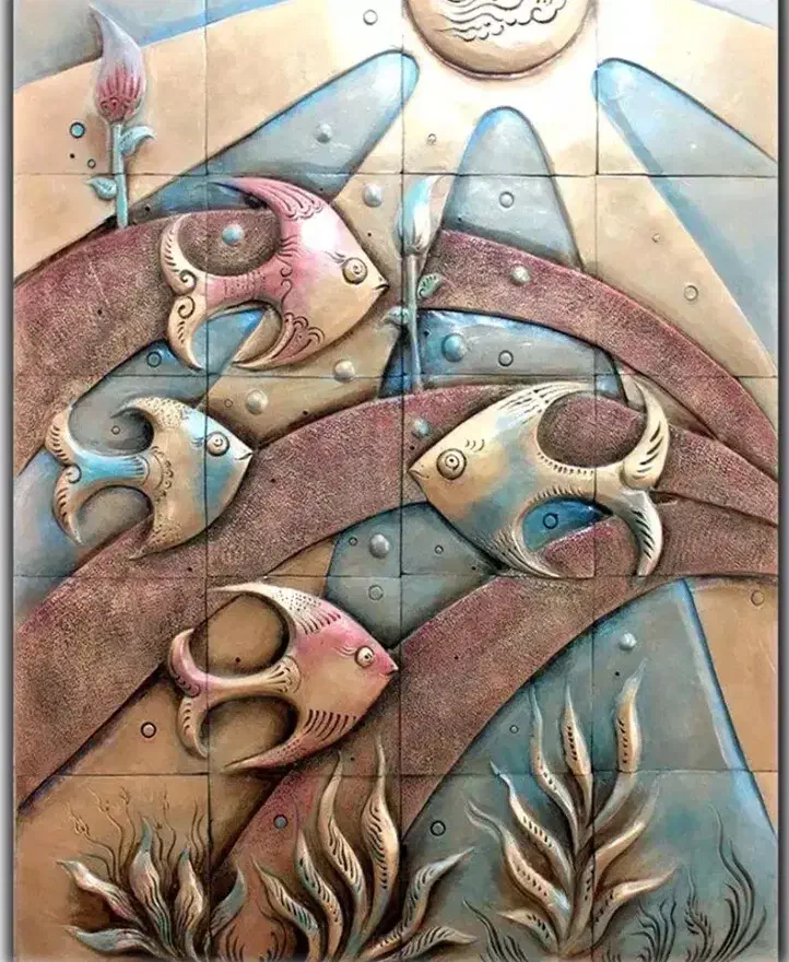 فروش ویژه کتیبه سفالی دیواری|مصالح و تجهیزات ساختمان|سیرجان, |دیوار