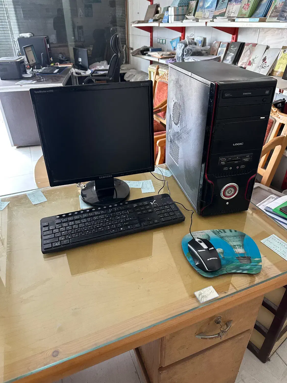 کامپیوتر کامل با ال سی دی 17|رایانه رومیزی|آمل, |دیوار