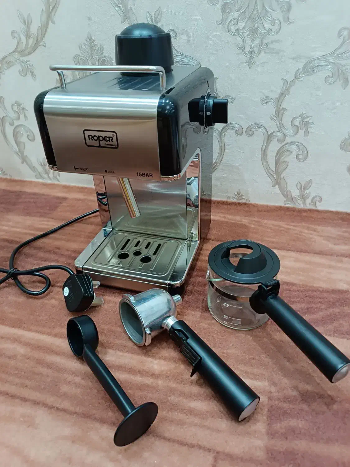 اسپرسو ساز برند Roper اصل آلمان|سماور، چای‌ساز، قهوه‌ساز|خوی, |دیوار