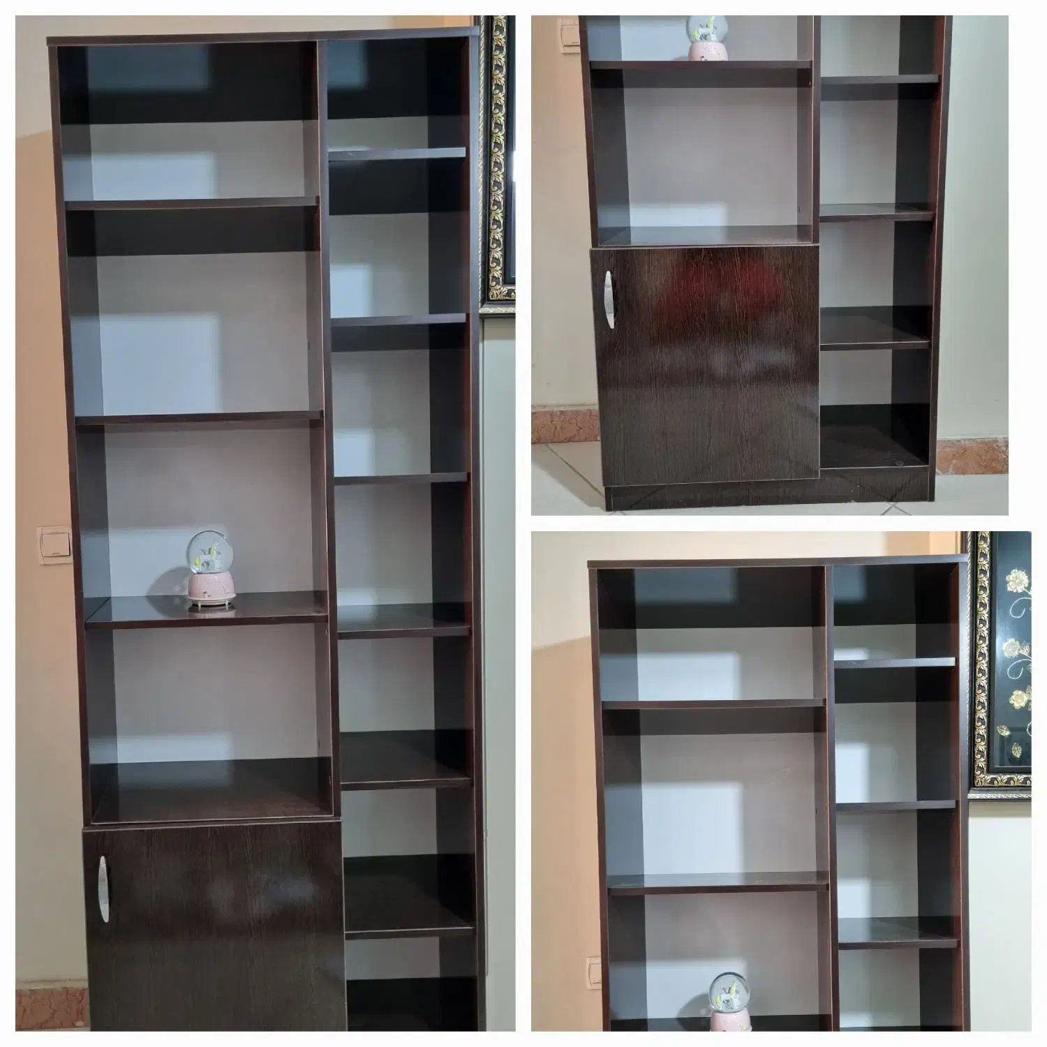 قفسه کتابخانه|کتابخانه، شلف، قفسه‌های دیواری|پاکدشت, حصار امیر|دیوار