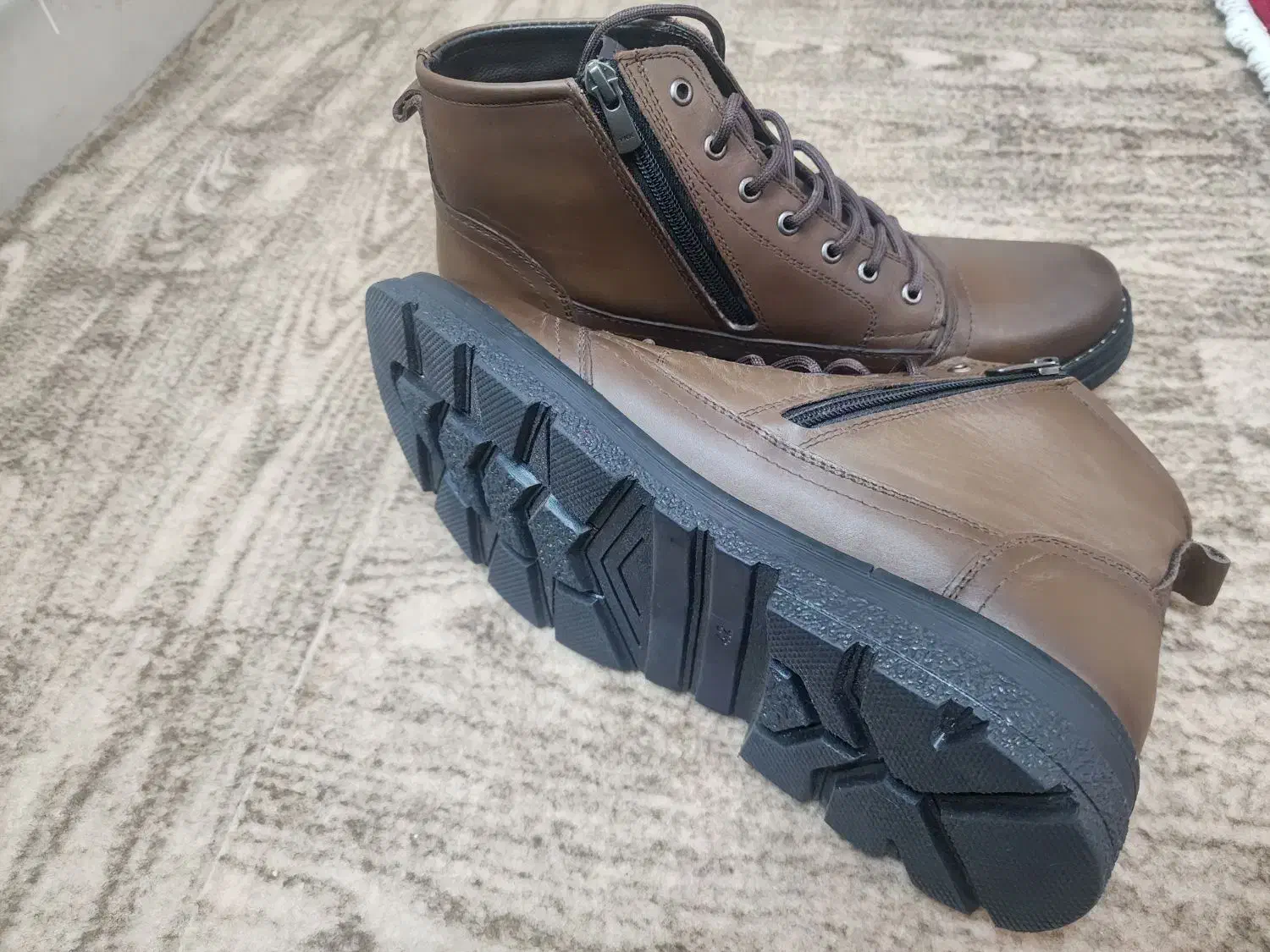 پوتین نیم بوت چرم سایز۴۲|کیف، کفش، کمربند|تبریز, |دیوار