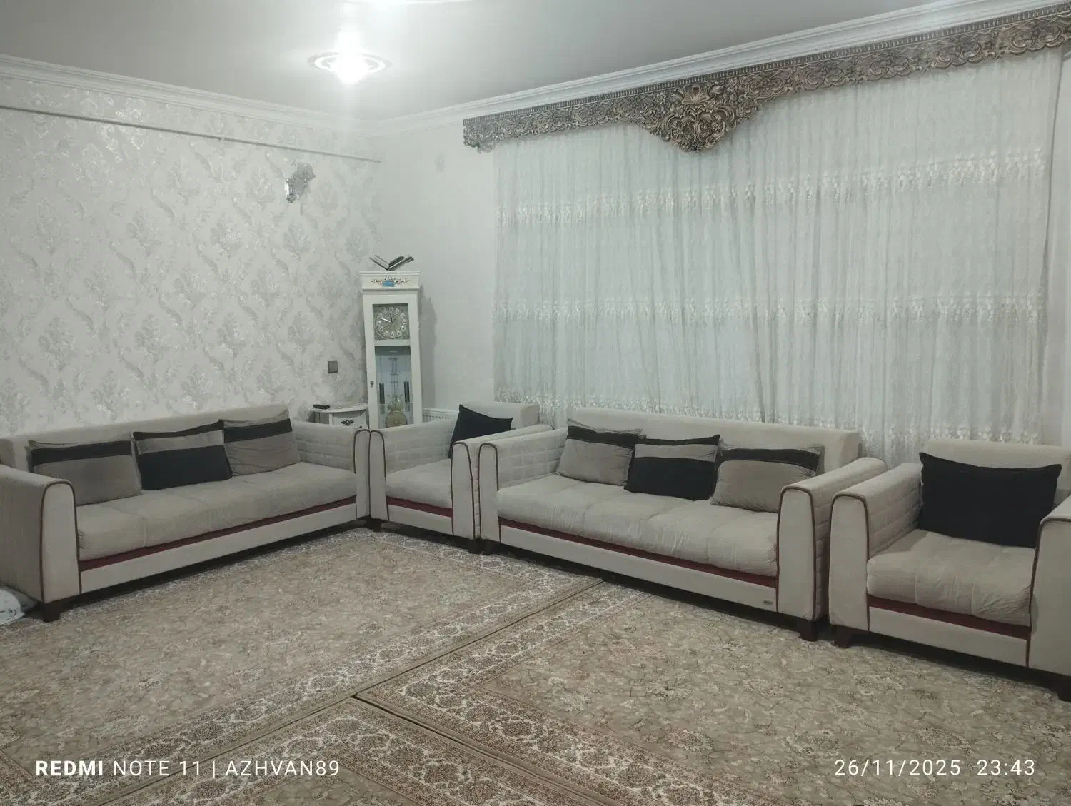 مبل 8نفره|مبلمان خانگی و میز عسلی|بانه, |دیوار