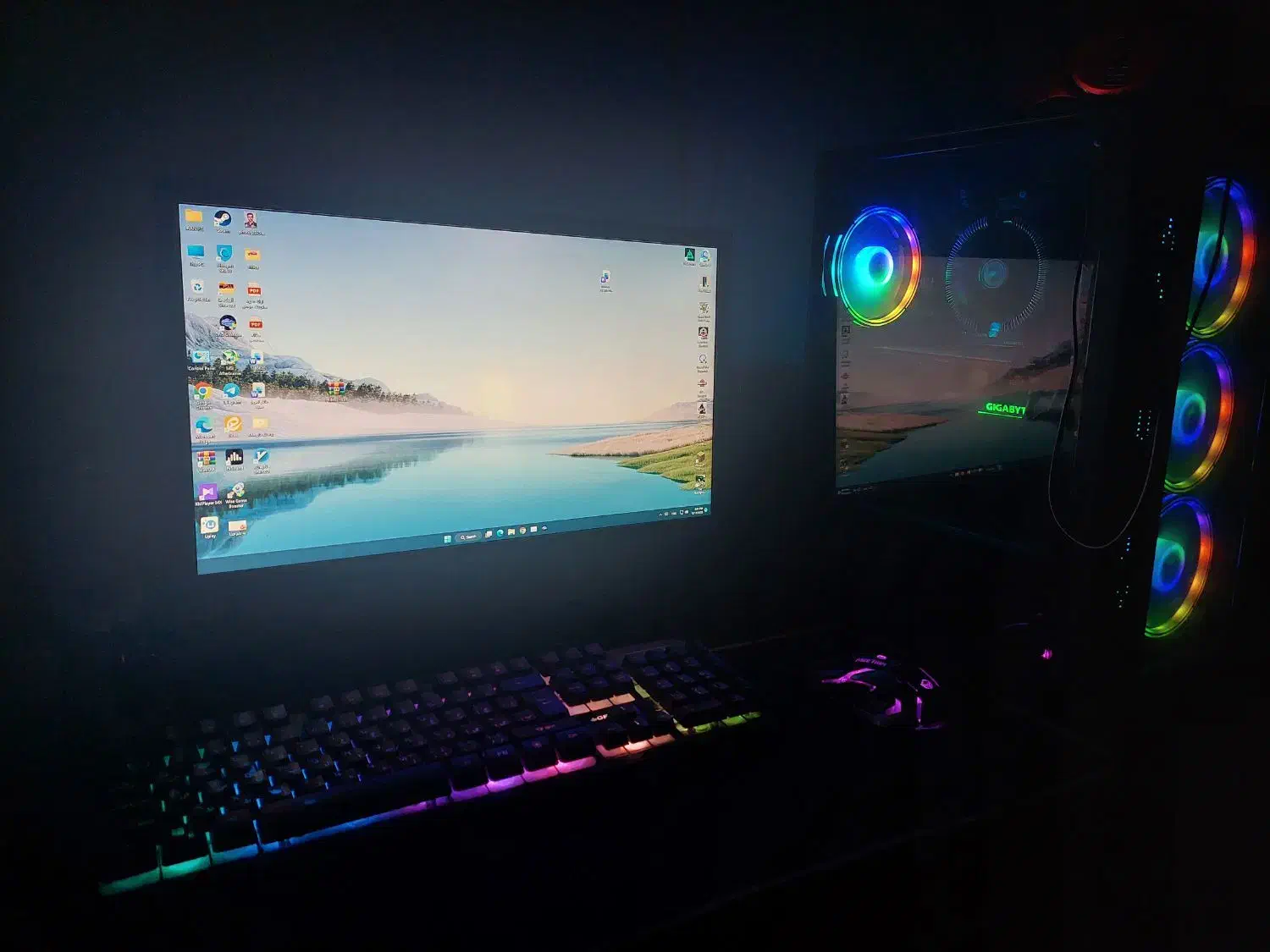 سیستم گیمینگ با گرافیک rtx 3070|رایانه رومیزی|زنجان, |دیوار