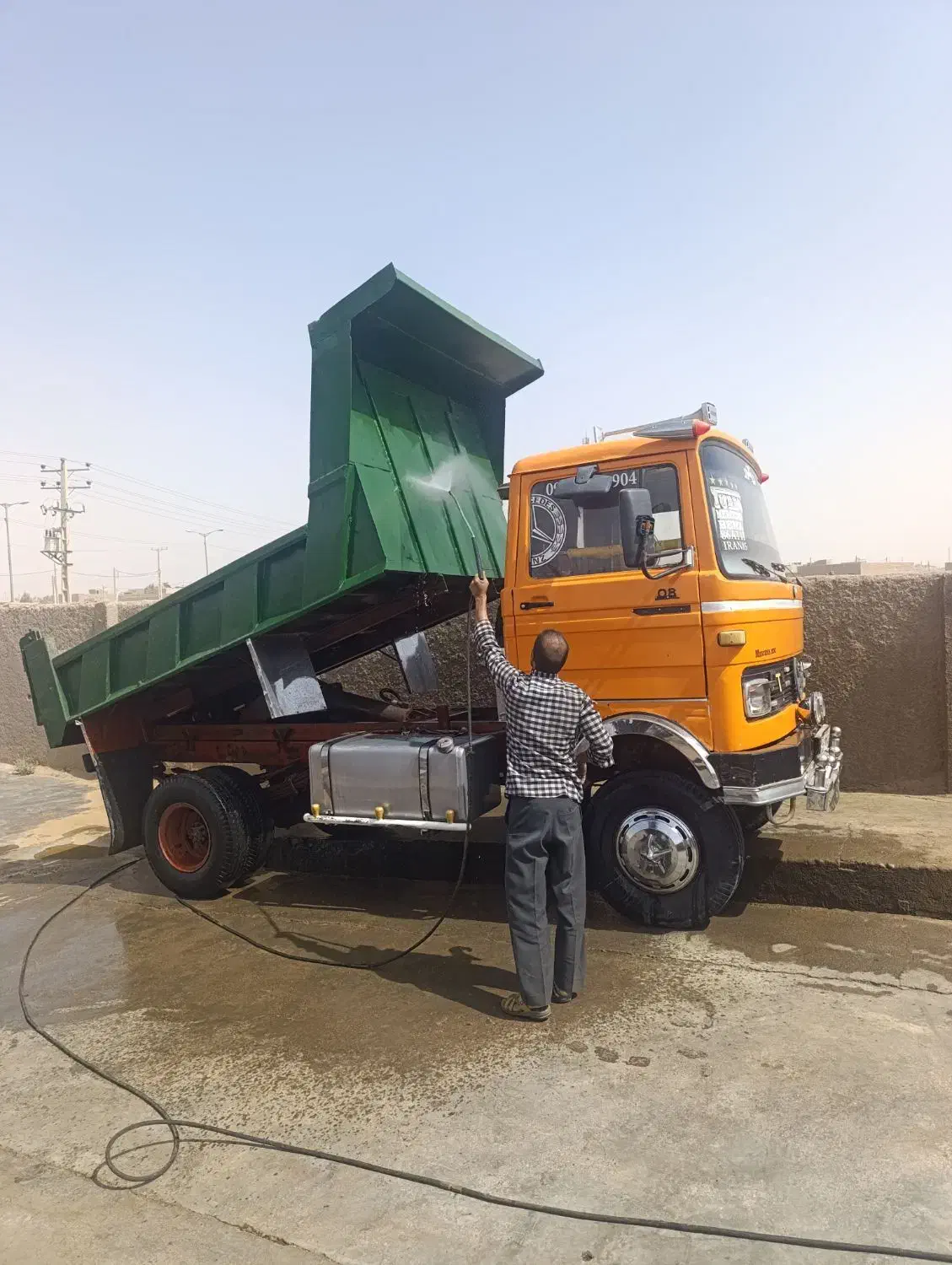 خاور بنز کمپرسی ۶۰۸|خودرو سنگین|زابل, |دیوار