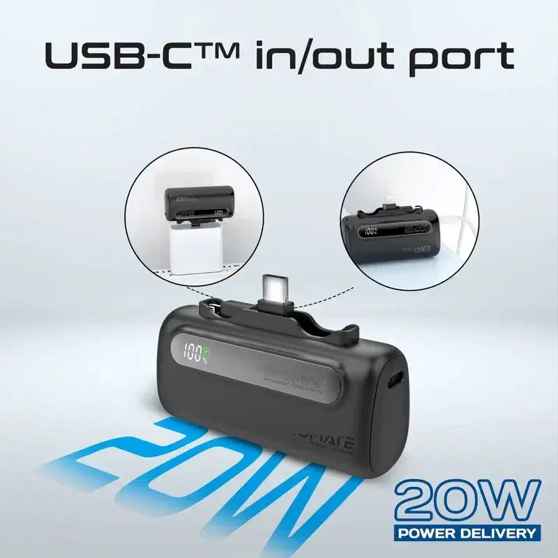 پاوربانک کوچک پرومیت مدل POWERUP-DUOظرفیت سه خروجی|لوازم جانبی موبایل و تبلت|ارومیه, |دیوار