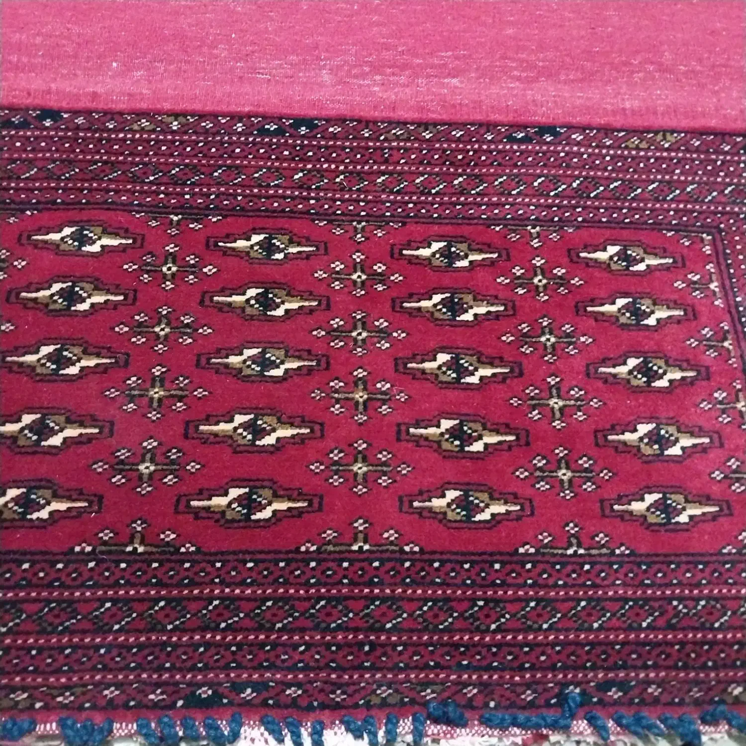 پشتی تک دستبافت طرح ترکمن|پشتی|گنبد کاووس, |دیوار