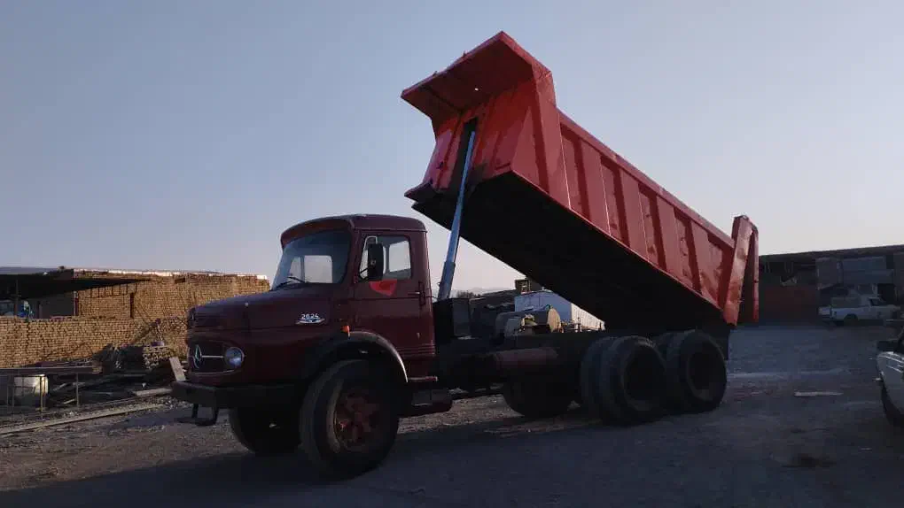 بنز ده چرخ کمپرسی پلاک قدیم سند بنام|خودرو سنگین|ملایر, |دیوار