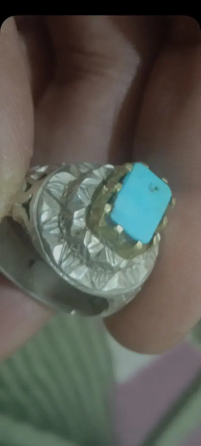 فیروزه نیشابور(انگشتر نقره)|بدلیجات|زاهدان, |دیوار