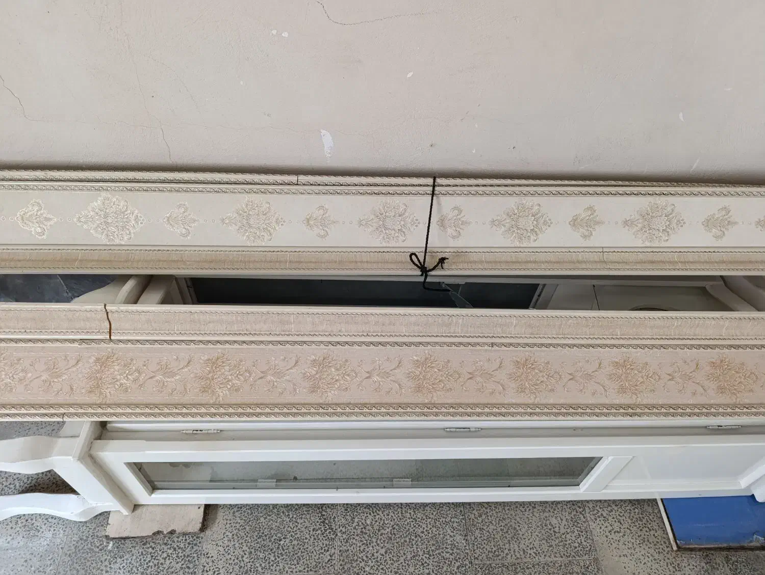 کتیبه پرده|پرده، رانر، رومیزی|پارس‌آباد, |دیوار