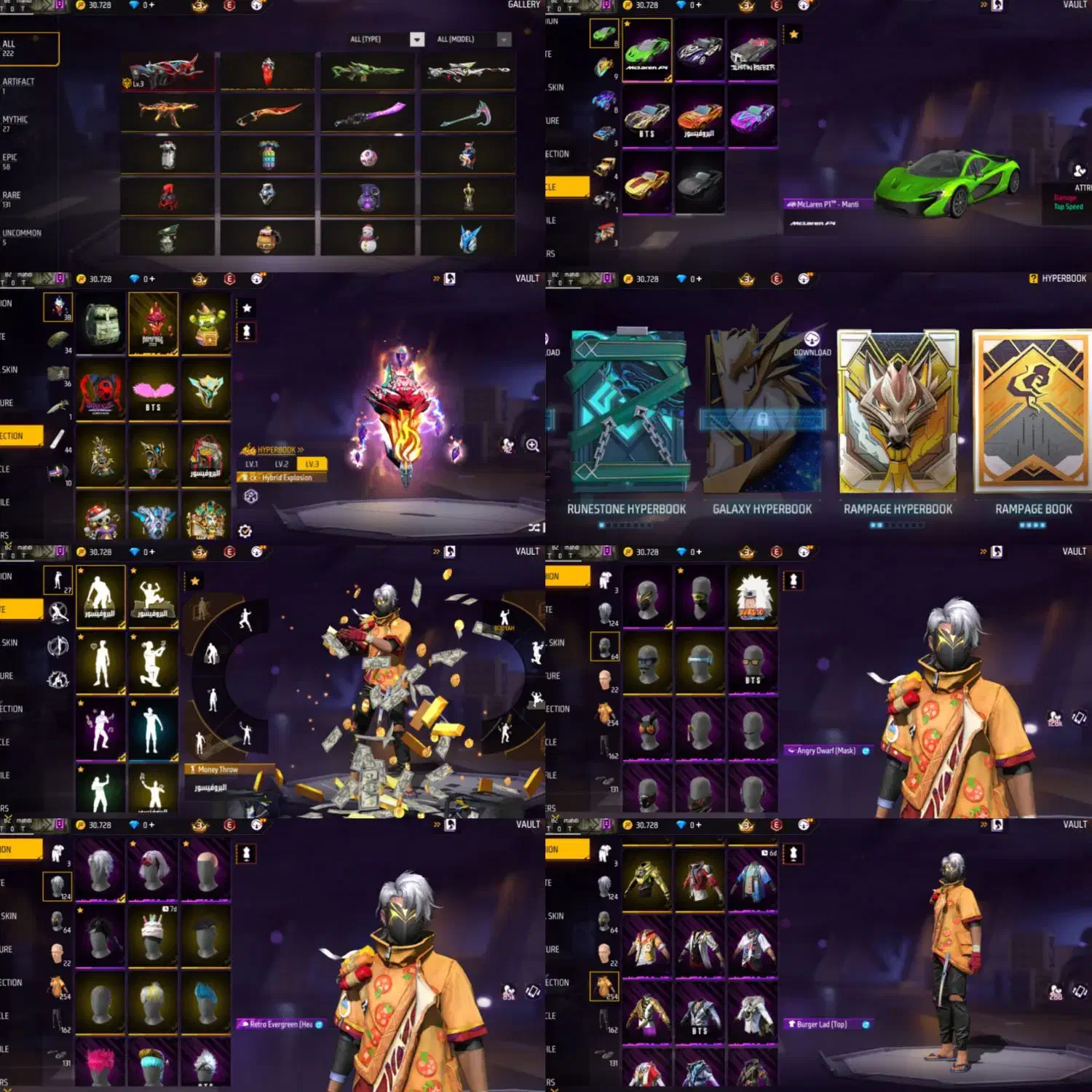 اکانت فری فایر|کنسول، بازی ویدئویی و آنلاین|زرند, |دیوار