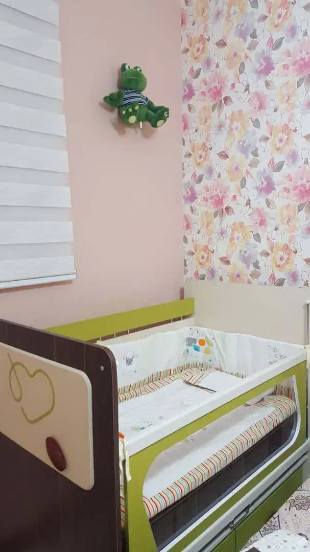 تخت دو حالته تا سن ۷ سالگی برند ساحل چوب|تخت و سرویس خواب|اهواز, امانیه|دیوار