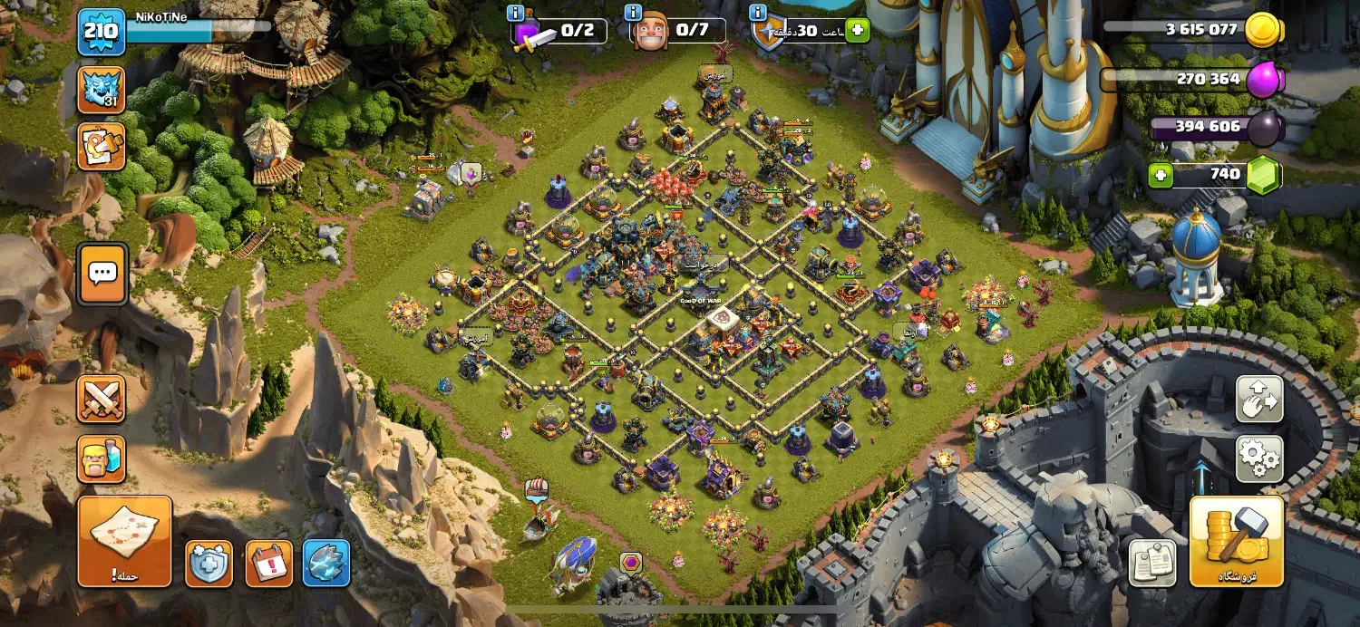 اکانت کلش تان ۱۷|کنسول، بازی ویدئویی و آنلاین|شیراز, تندگویان|دیوار