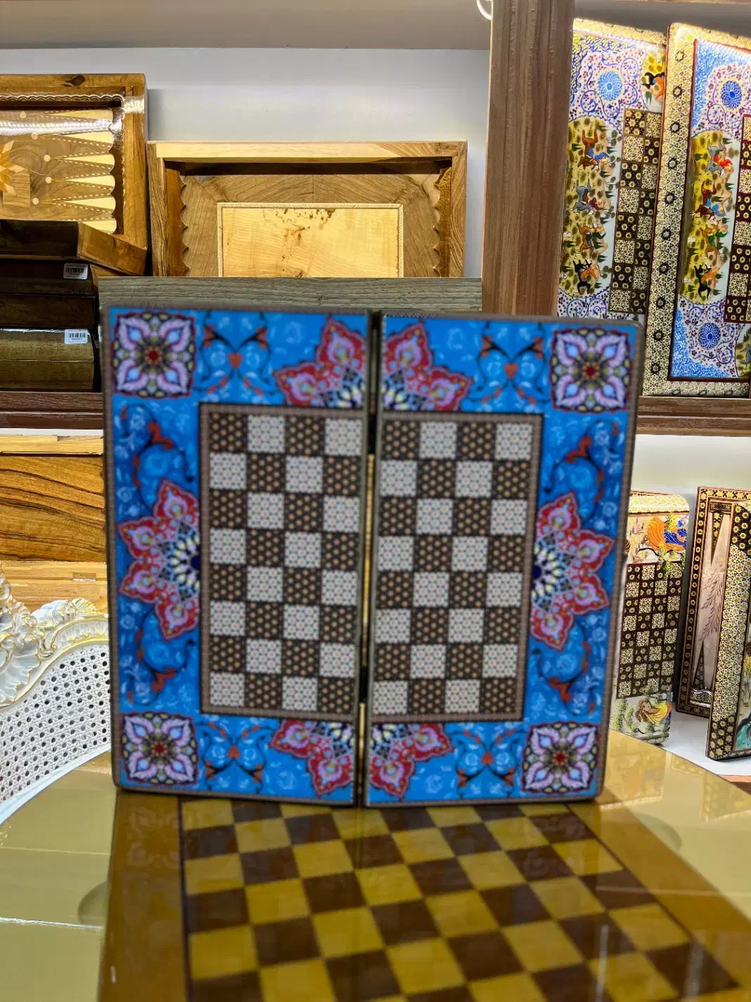 تخته نرد های خاتم کاری 30*30|اسباب‌‌بازی|مشهد, تربیت (صدف)|دیوار