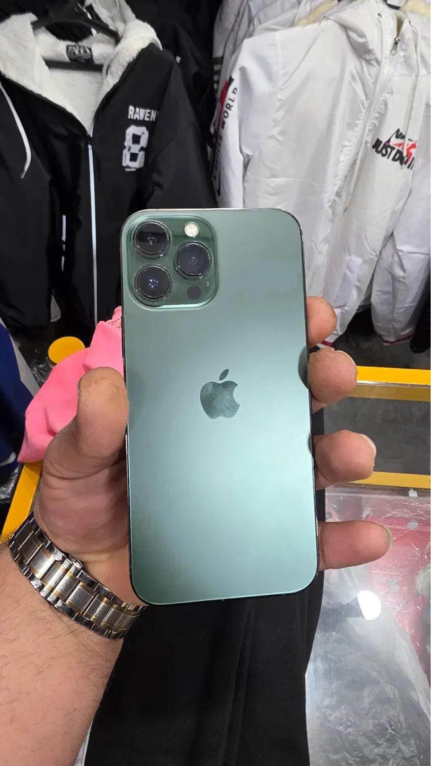 ایفون ۱۳پرومکس سبز|موبایل|فولادشهر, A2|دیوار