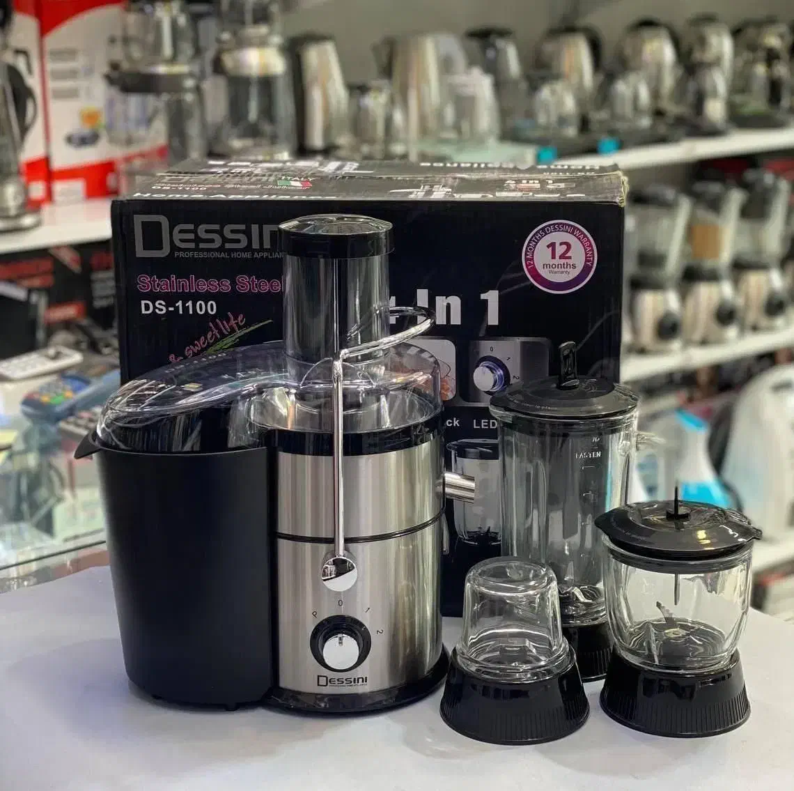 آبمیوه گیری 4کاره دسینی موتور پرقدرت با ارسال|آبمیوه‌گیر و آب‌مرکبات‌گیر|مشهد, طلاب|دیوار