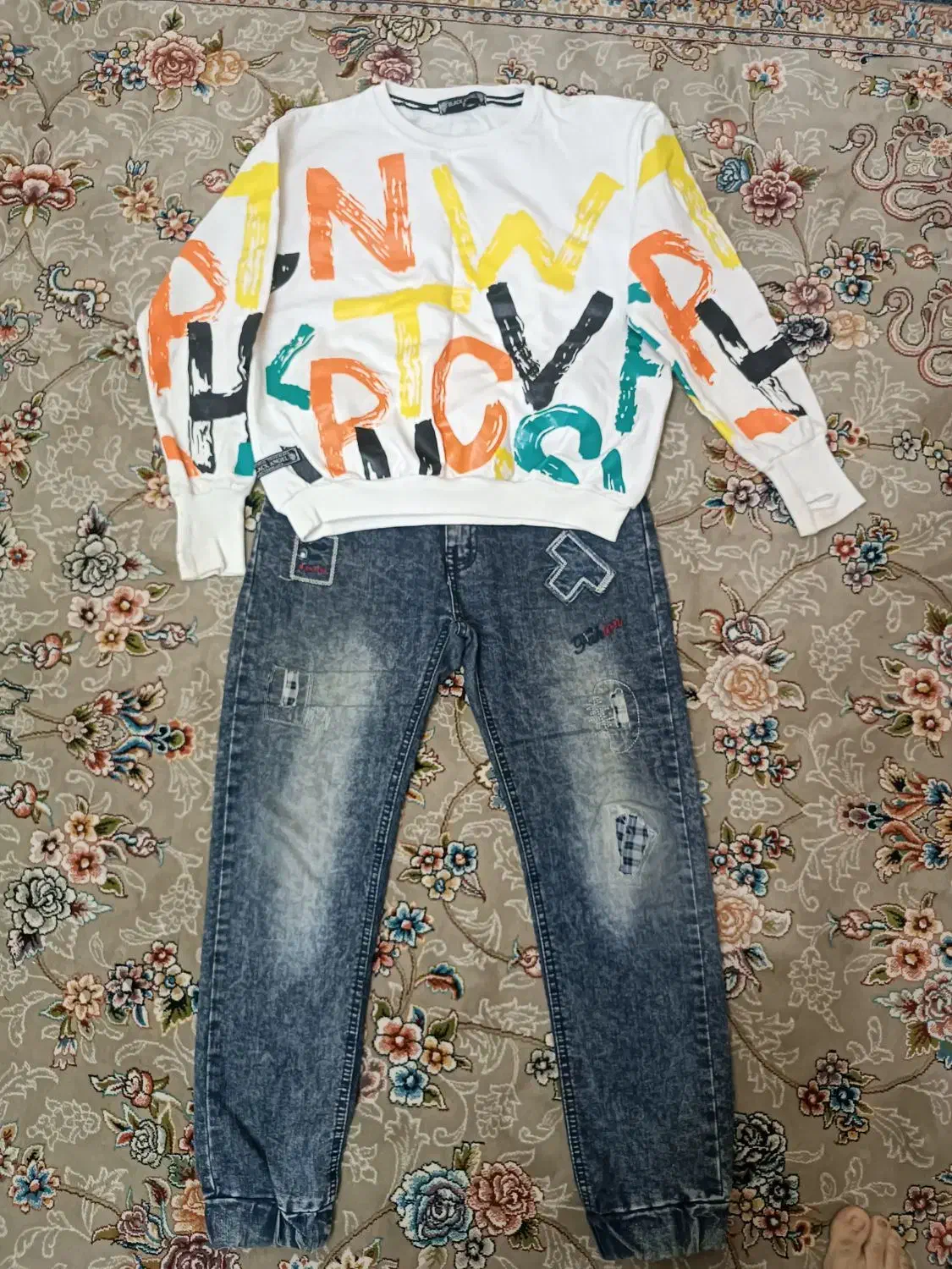 لباسهای پسرونه در حد نو|کفش و لباس بچه|قزوین, |دیوار