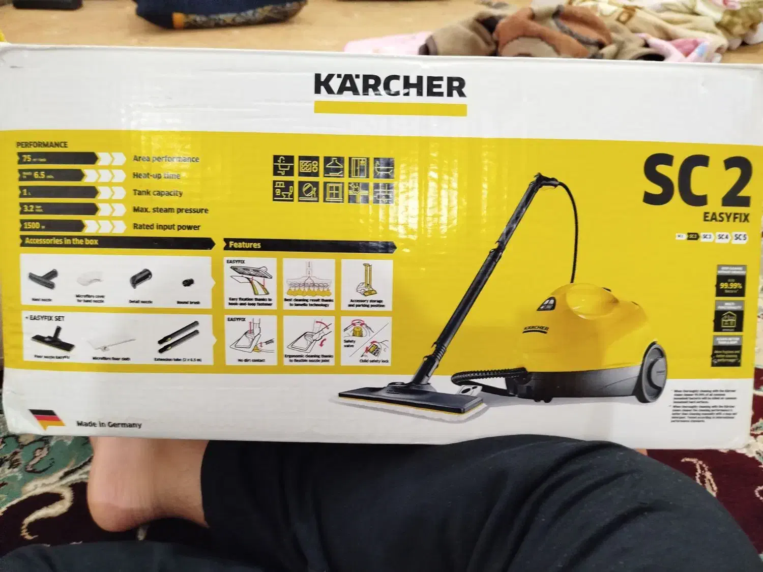 بخار شور کارواشی مدلsc2|جاروبرقی، جارو شارژی، بخارشو|اهواز, زرگان|دیوار