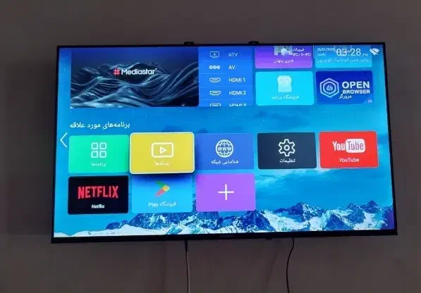 تلویزیون هوشمند|تلویزیون و پروژکتور|شوشتر, |دیوار