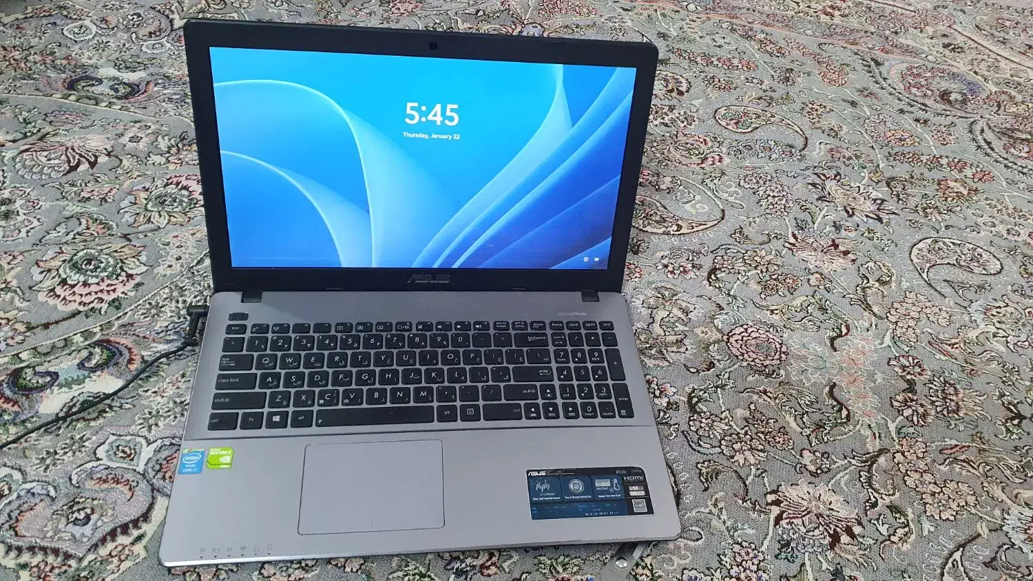 لبتاب asus cor i7|رایانه همراه|پردیس, فاز ۵|دیوار