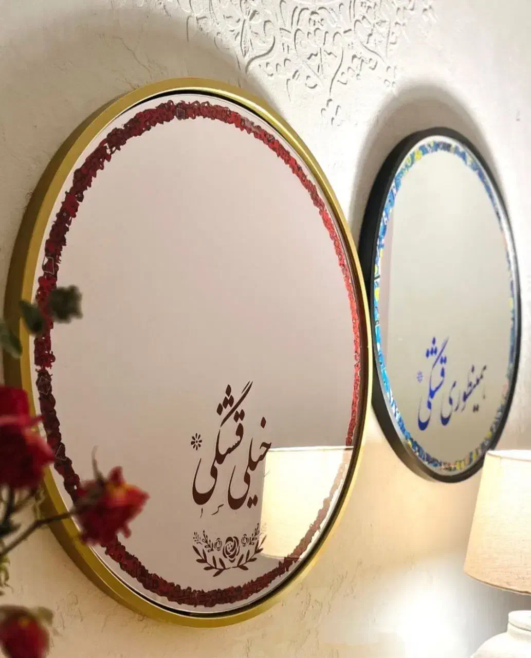 آینه آنتیک خطاطی شده|آینه|تهران, شهرک غرب|دیوار