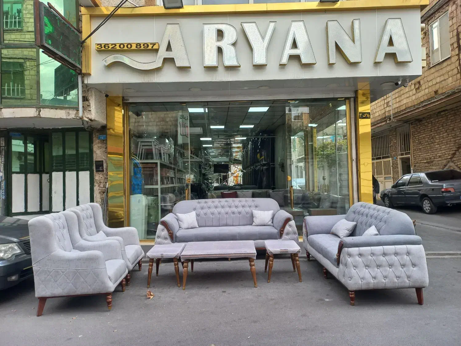 مبل راحتی کاسپین کد۴۵۶۷۸۹۰|مبلمان خانگی و میز عسلی|اسدآباد, |دیوار