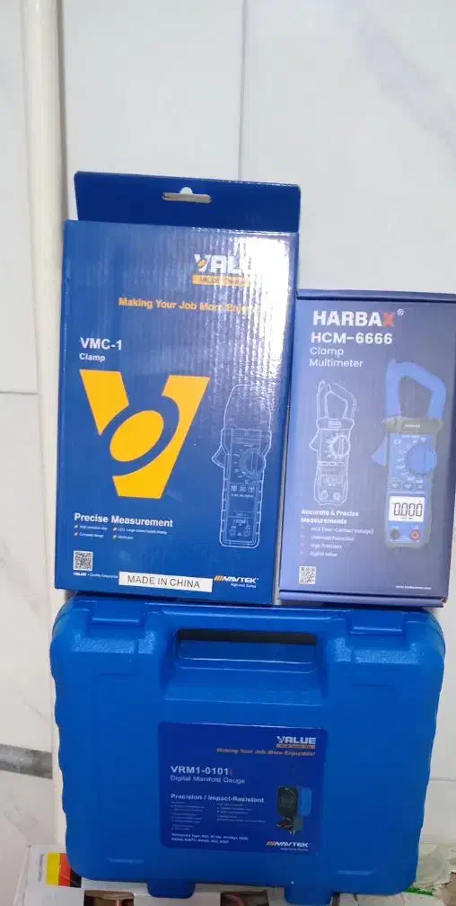 ۲عددآمپر متراز برند(،ولو،هارباکس)وگیج دیجیتالی ولو|ابزارآلات|خسروشاه, |دیوار