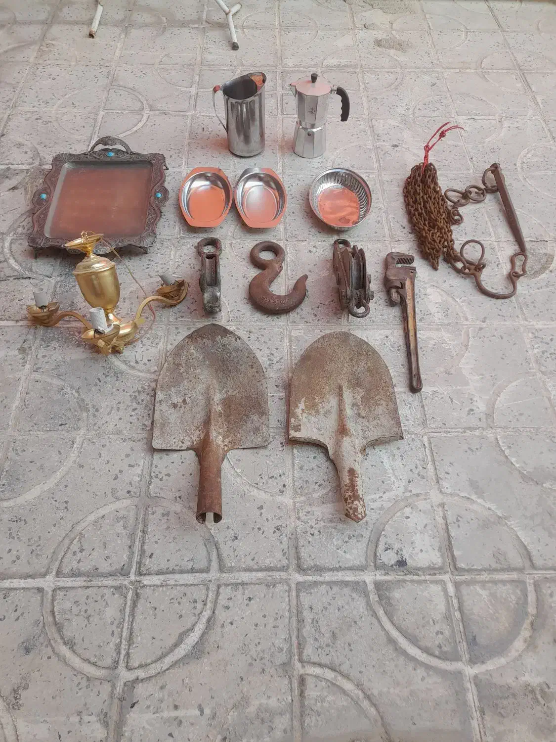 قهوه ساز بزرگ آلمینیومی دستی|سماور، چایساز، قهوهساز|برازجان, |دیوار